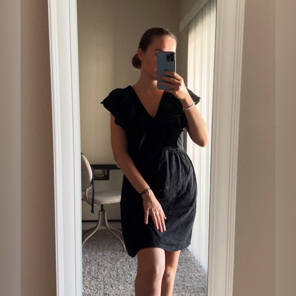 Black Orsay Summer Dress - Size M